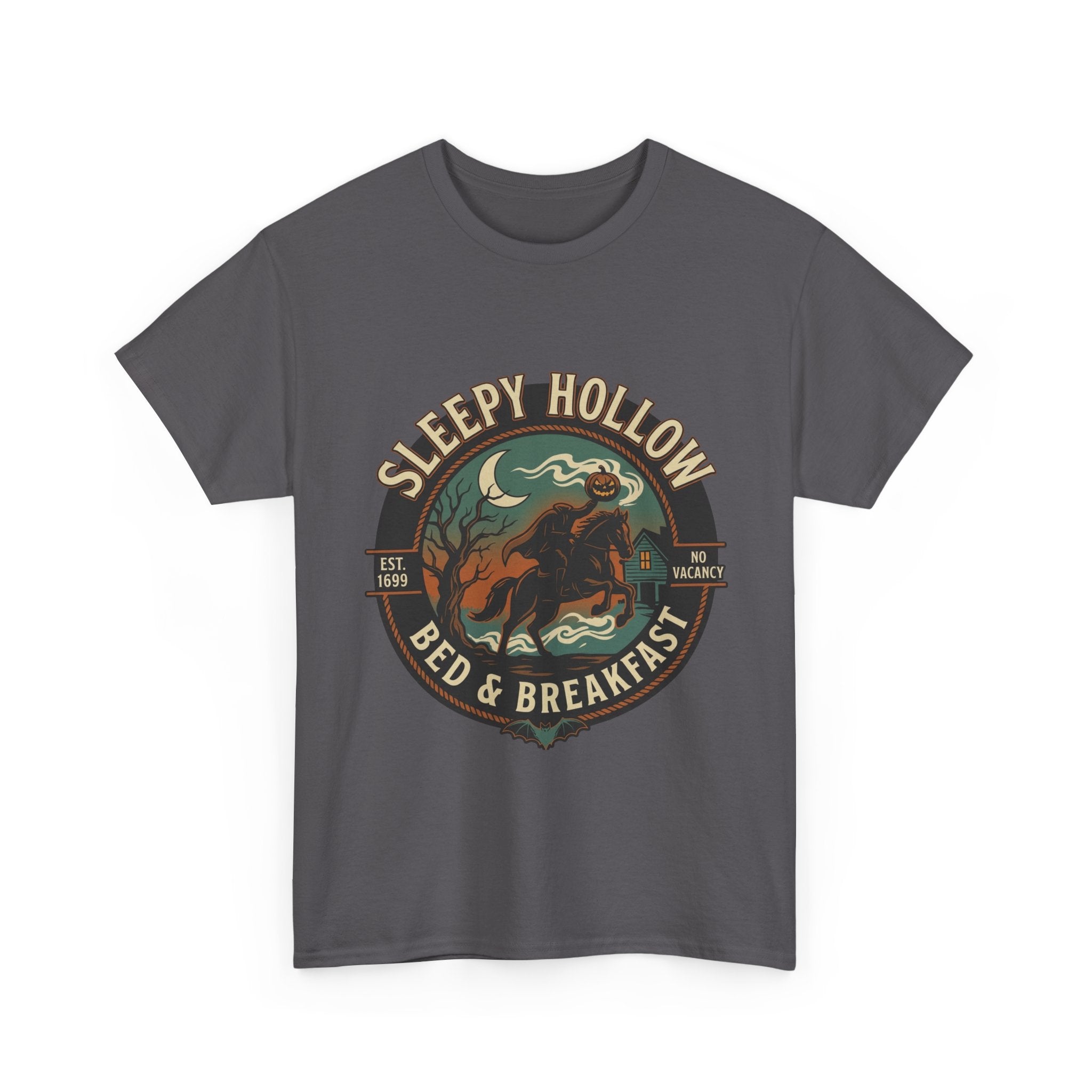 Sleepy Hollow Bed & Breakfast T-Shirt — Headless Horseman Vintage Halloween Tee