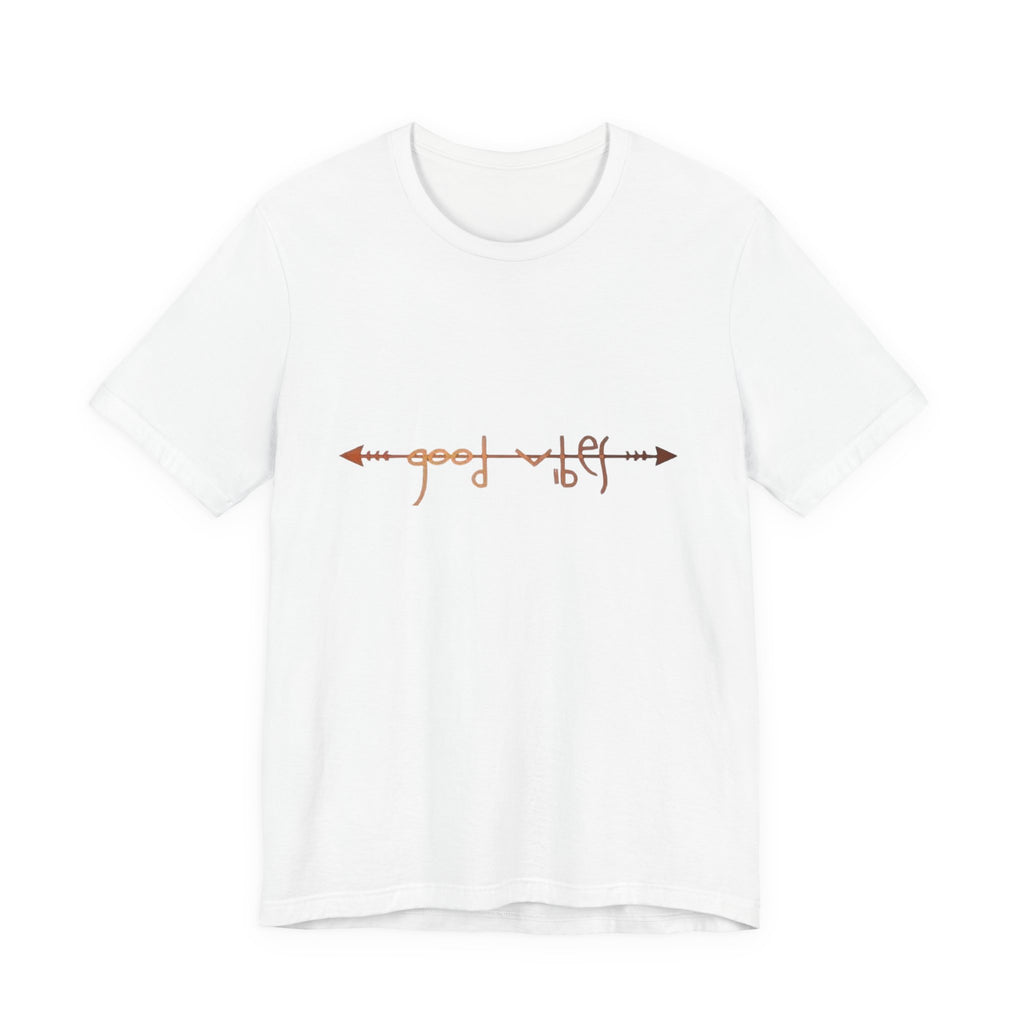 Good Vibes Arrow T-Shirt – Minimal Boho Graphic Tee