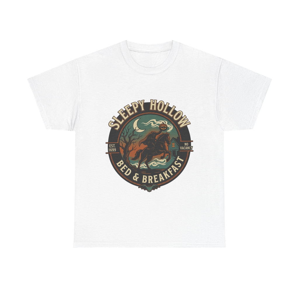 Sleepy Hollow Bed & Breakfast T-Shirt — Headless Horseman Vintage Halloween Tee