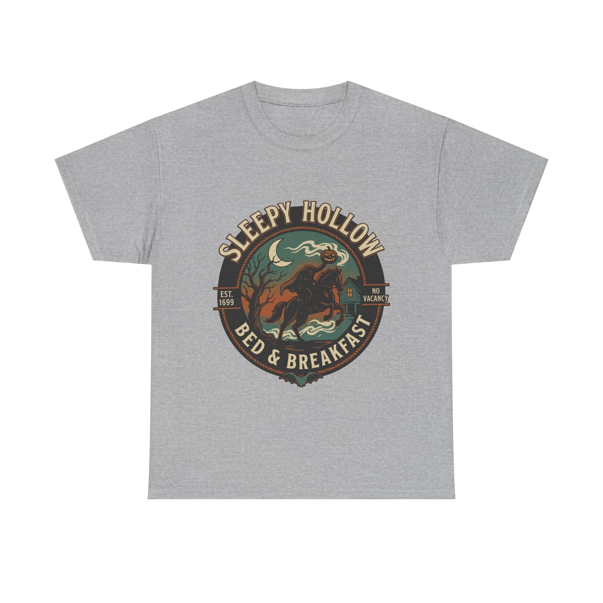 Sleepy Hollow Bed & Breakfast T-Shirt — Headless Horseman Vintage Halloween Tee