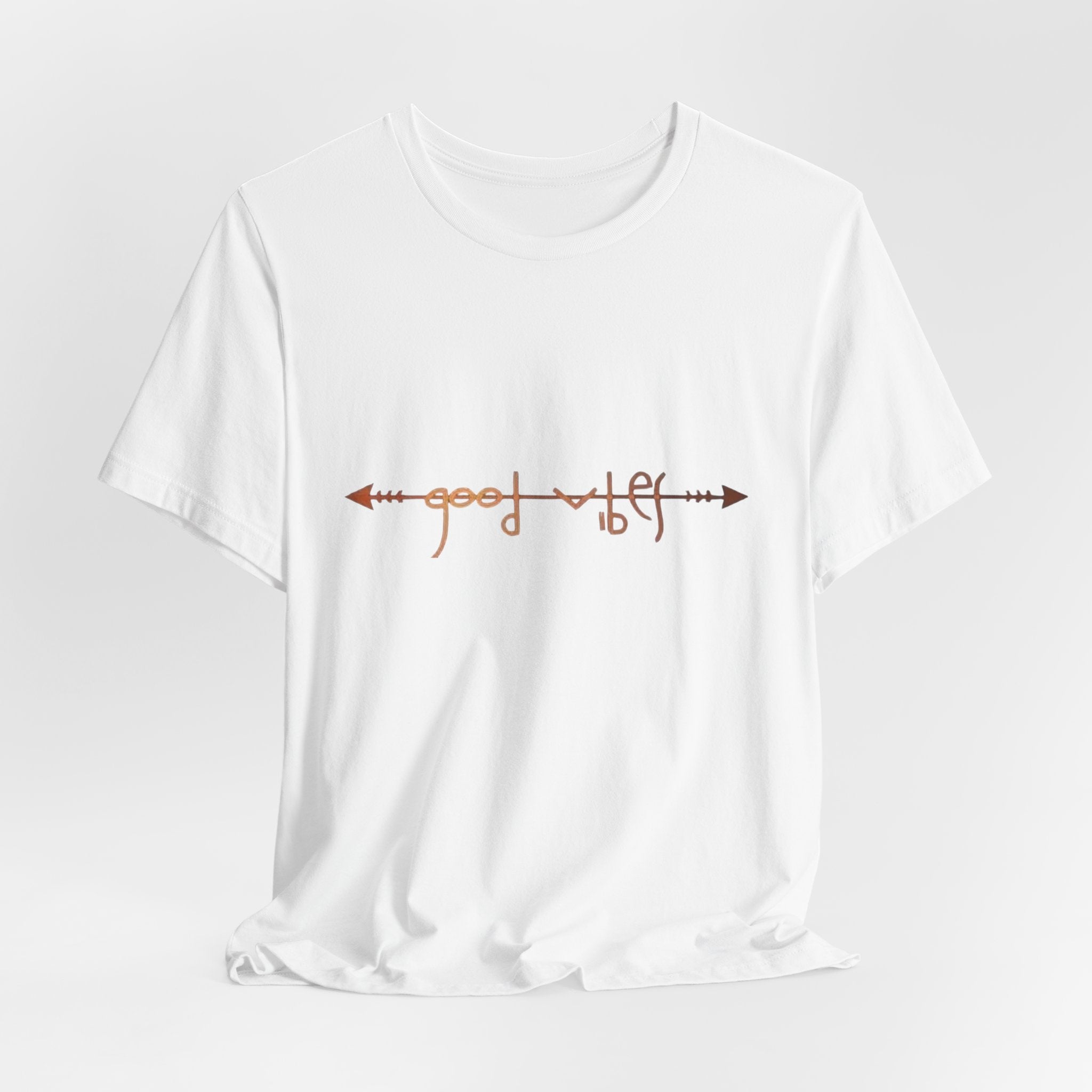 Good Vibes Arrow T-Shirt – Minimal Boho Graphic Tee