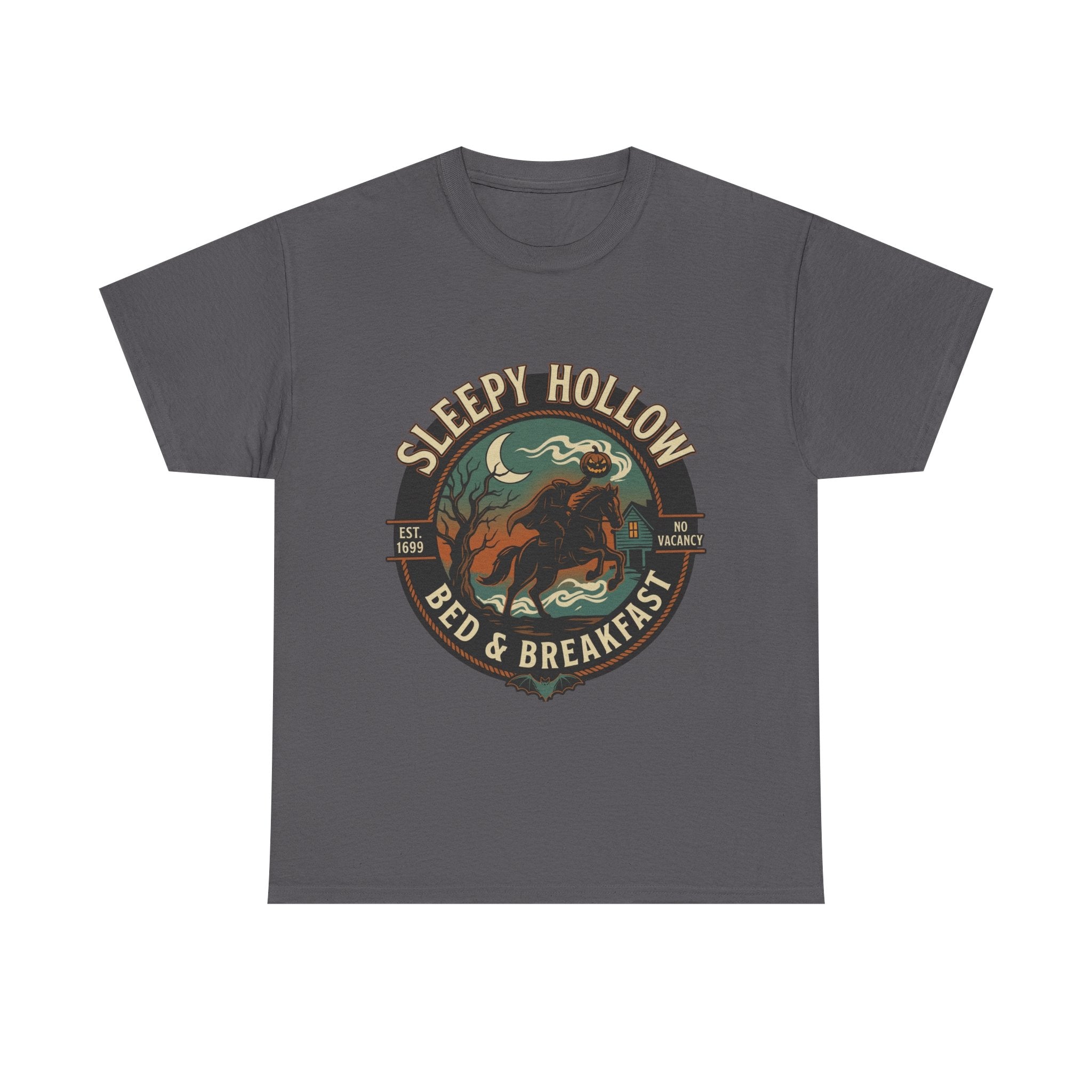 Sleepy Hollow Bed & Breakfast T-Shirt — Headless Horseman Vintage Halloween Tee