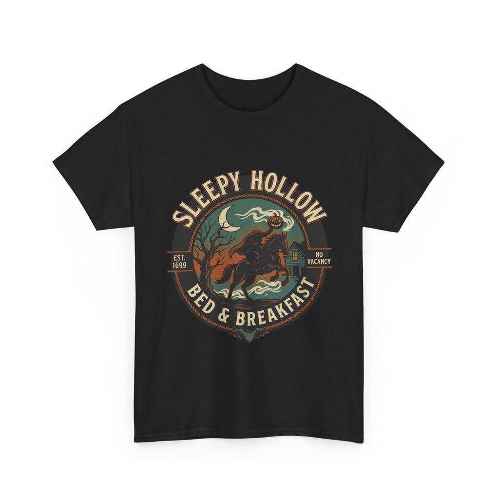 Sleepy Hollow Bed & Breakfast T-Shirt — Headless Horseman Vintage Halloween Tee